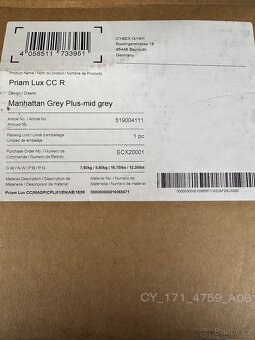 Korba Cybex Priam Lux Carry Cot - 11