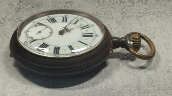 Obrovské 67mm, a 188g kapesni hodinky, brynyr ocel - 11