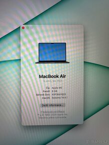 MacBook Air M2 15” 2023 256GB Midnight - 11