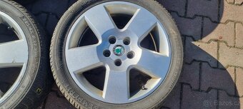 Alu kola originál Škoda Superb 5x112 7x17 ET37 3U0 601 025 - 11