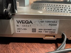 Hi-Fi gramofon WEGA P120SH Direct drive Horší víko. - 11