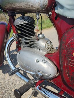 Původní jawa kývačka 250/353 1957 po kompletní renovaci - 11