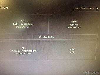 Herný počítač i7-3770 / RX 570 / SSD + HDD / RGB / Win11 - 11