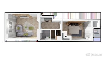 Prodej bytu 2+kk 47m2 s balkonem, Praha 8 - Palmovka - 11
