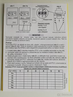 Prostorový termostat pro kotle a klimatizace - 11