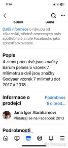4 zimní  pneu 185 60 15 - 11
