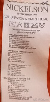 Prodám originál  italskou zimní bundu Nickelson - 11