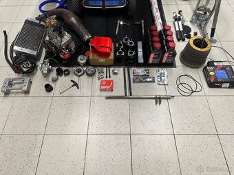 motokára ROK GP MS BLUE PHOENIX + motor - 11