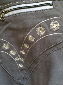 Rajtky ANIMO vel. ital. 40/cca 38 naše, šedé a Swarovski kam - 11