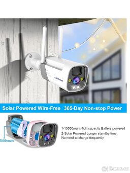 IP camera , venkovní , bezdrátová , solární nabíjení, wifi . - 11