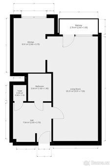 Pronájem bytu 1+1, Cíglerova, Černý Most, 15000 Kč/měs, 44 m - 11