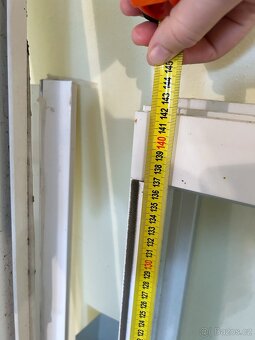 Zasklení na balkon – 3 posuvná skla + 3 matné tabule, nepošk - 11