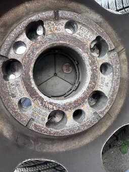 Zimní originální sada alu kol Mercedes Benz E W211 R16 - 11