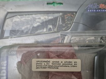 Milotec 302 04 mračítka (kryty) předních světlometů stříbrná - 11