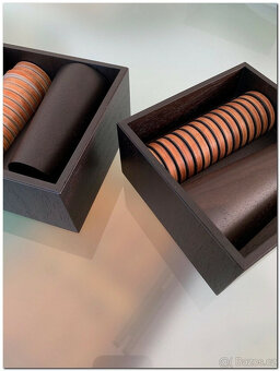 Hermès Backgammon Luxusní kožená dřevěná hračka Paříž - 11