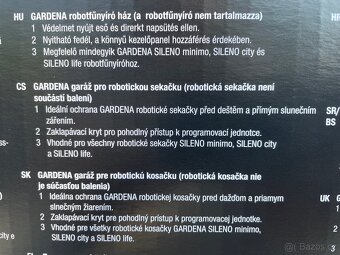 Gardena domeček pro robotické sekačky SILENO - 11