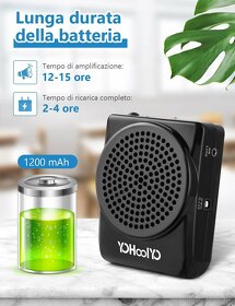 Yohoolyo Mini zesilovač + bezdrát. mikrofon - 11