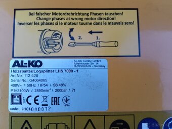 Štípačka dřeva nová - 11