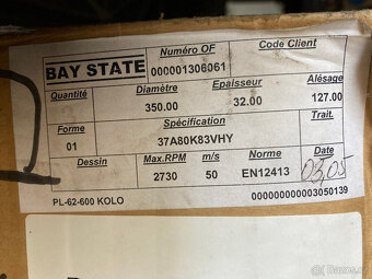 Brusivo, brusné kotouče 2 kusy 350 32 127 mm za 950 kč - 11