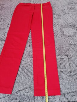 Dámské růžové a modré džíny + červené kalhoty - 11