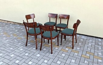 Polstrované jídelní židle THONET 6ks - 11