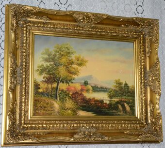 Obrazy - olej na desce - 11