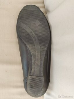 Boty mokasíny lodičky kůže vel.23,5 cm - 11