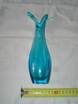 Sklo - korbely, popelníky, karafy, flakony, vázy, grogovky - 11