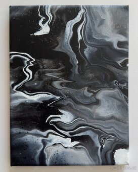 Akrylové obrazy - tekuté emoce - 11