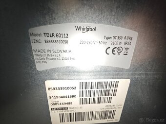 Whirlpool A+++, 6kg, 1000ot.min - 11