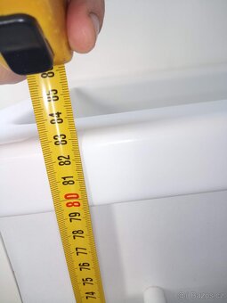 umyvadlo Cersanit 80x45cm + koupelnová skříňka IKEA - 11