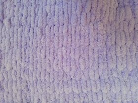 Nová měkká pletená deka puffy - 11