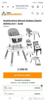 Prodám multifunkční židličku pro děti - 11