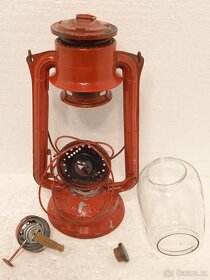 Velká Retro petrolejová lampa MEVA 865 - ČSSR - 11