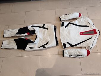 Vanucci Race-Dámská kožená moto kombinéza, dvoudílná - 11
