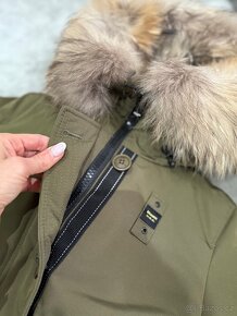 Luxusní, nádherná parka/bunda s bohatou kožešinou BLAUER - 11