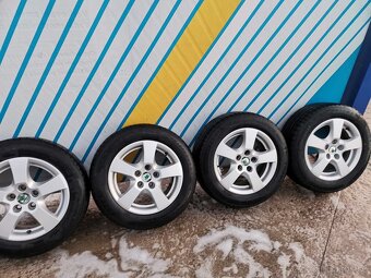 Alu kola na Škoda Fabia originál 185/60 R14 - 11