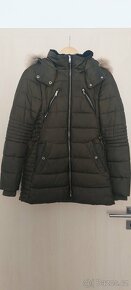 úžasný zimní kabát; dlouhá bunda Zara Xs - 11