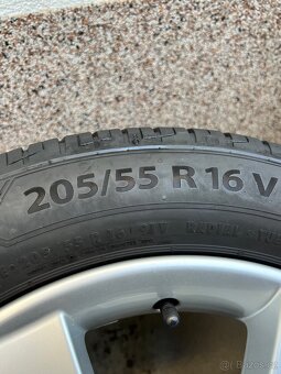 Sada alu kol/disky 16 skoda octavia a letní pneu 205/55R16 - 11