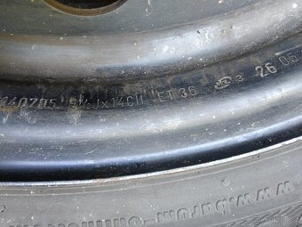 Renault Thalia sada letních pneu s disky 175/65r14 - 11