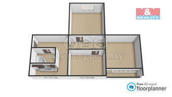 Prodej bytu 3+1, 70 m², Chomutov, ul. Kamenný vrch - 11