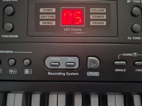 Nové největší led piano/klávesy/keyboard+USB,61 kláves - 11