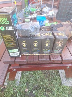 Vodní dýmka, uhlíky Tom Coco GOLD - 11
