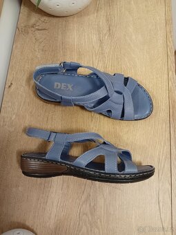 DEX Comfort dámské sandály vel. 36 kožené nové - 11