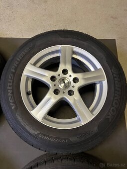 LETNÍ SADA 15’ 6Jx15 5x112 57,1/ET47 + HANKOOK 195/65/15 - 11