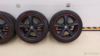 Alu kola 5x112 r17.Černe Eta Beta  vw škoda audi Seat    - 11