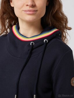 Černá mikina Ragwear s duhovou kapucí vel. S - 11