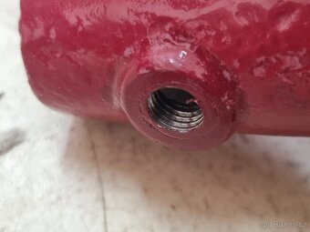 Jawa pérák FJ nebo Ogar - spodní brýle a držák řidítek. - 11