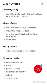 postýlka nová v demontu s příslušenstvím - 11
