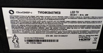 GOGEN TVH24N384 STWEB /DVB-T2/C/S2 - 11